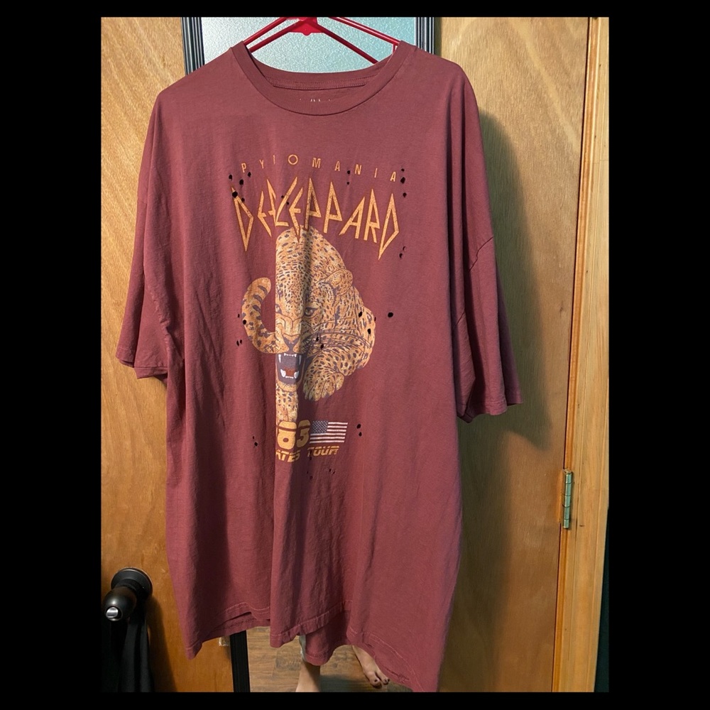 Urban Outfitters Def Leppard Tshirt Dress